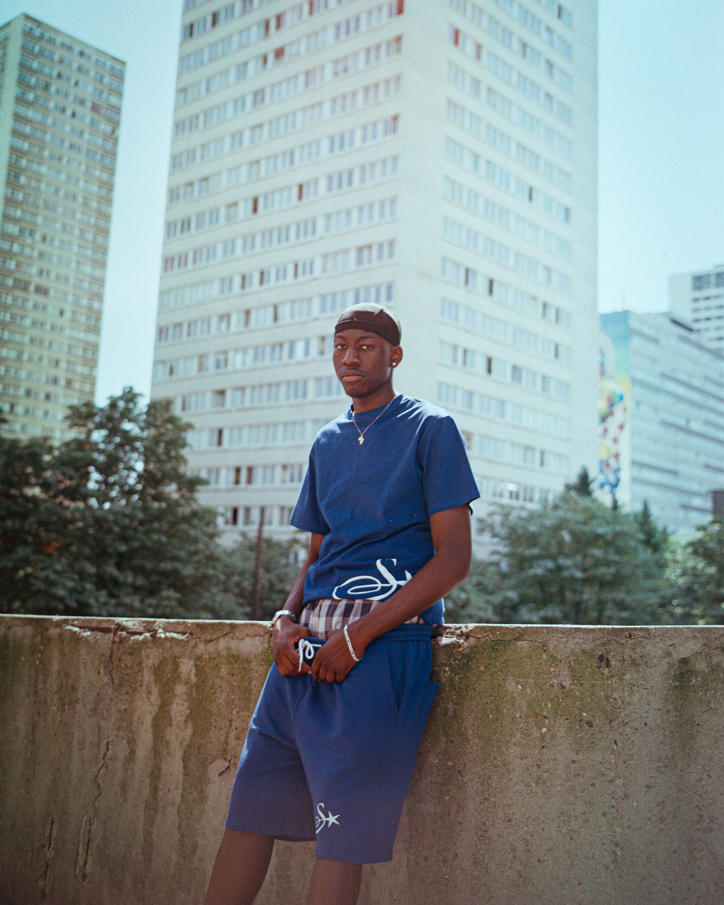 T-shirt bleu